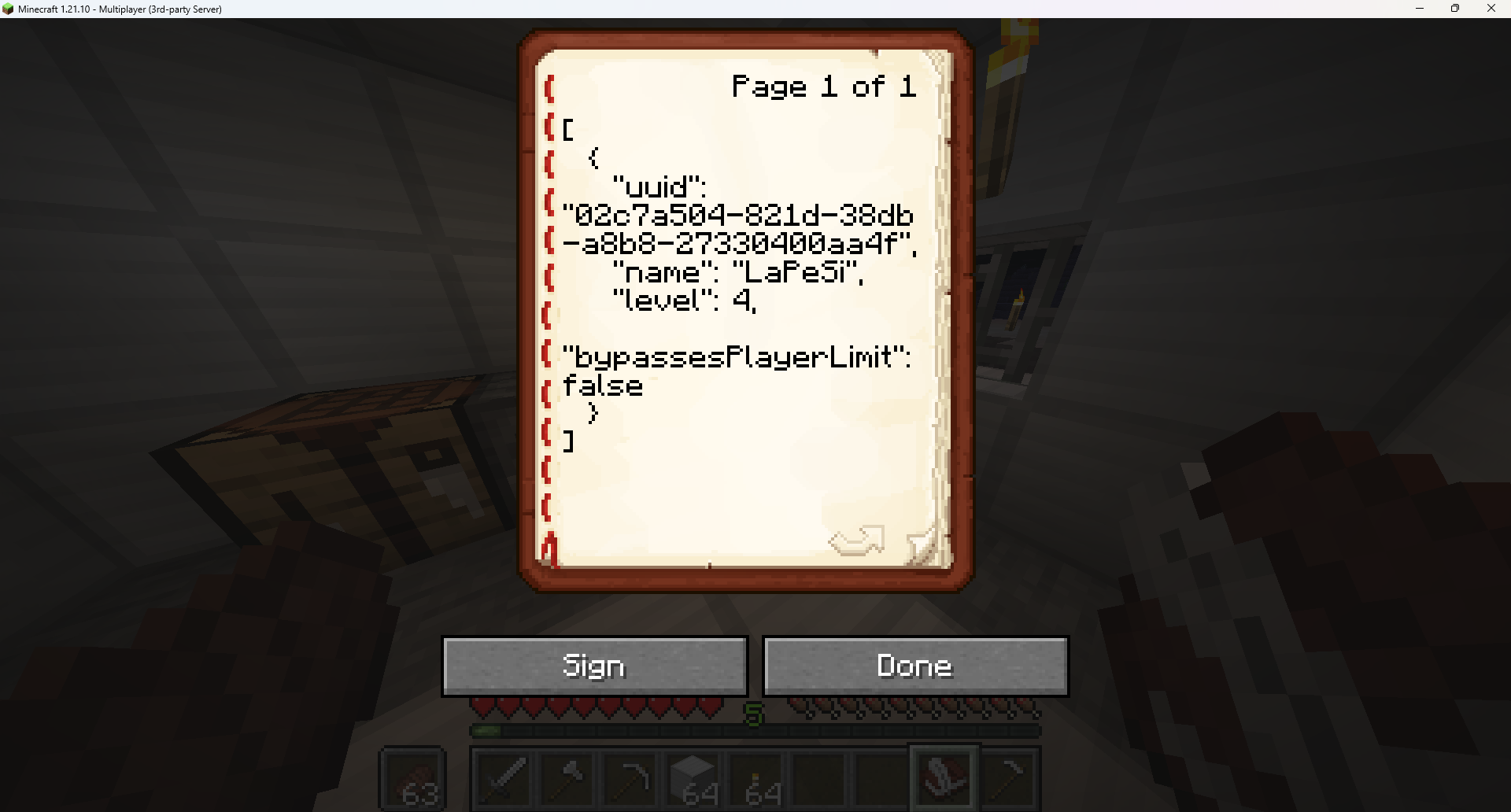 Book content